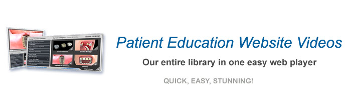 Dental Patient Education Videos Web Player